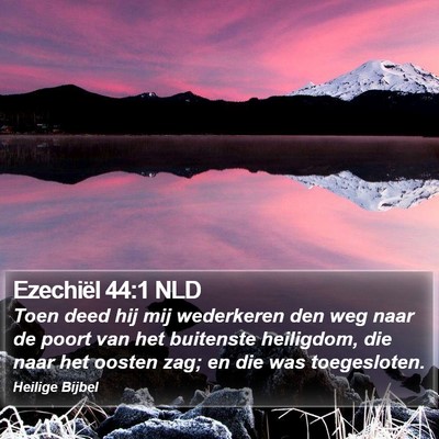 Ezechiël 44:1 NLD Bible Verse Image