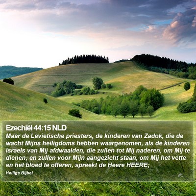 Ezechiël 44:15 NLD Bible Verse Image