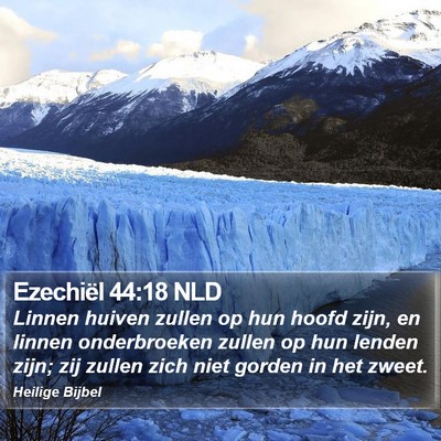 Ezechiël 44:18 NLD Bible Verse Image