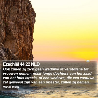 Ezechiël 44:22 NLD Bible Verse Image
