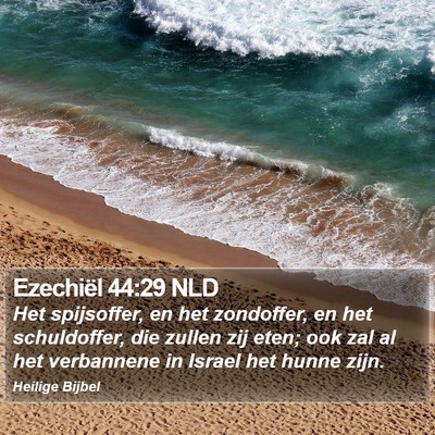 Ezechiël 44:29 NLD Bible Verse Image