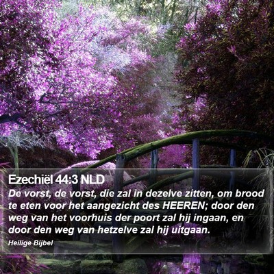 Ezechiël 44:3 NLD Bible Verse Image