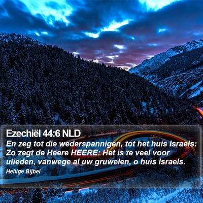 Ezechiël 44:6 NLD Bible Verse Image