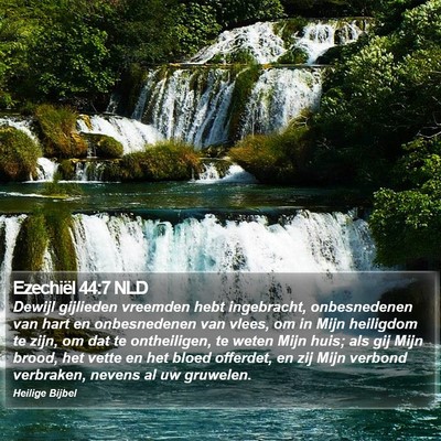 Ezechiël 44:7 NLD Bible Verse Image