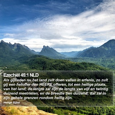 Ezechiël 45:1 NLD Bible Verse Image