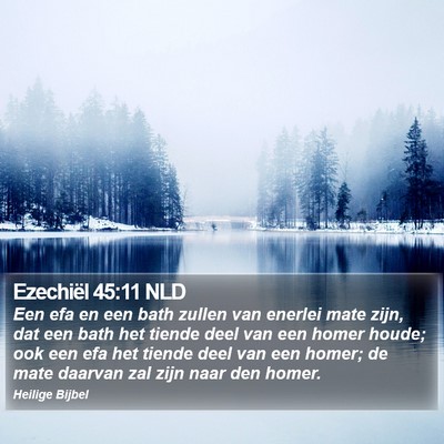 Ezechiël 45:11 NLD Bible Verse Image