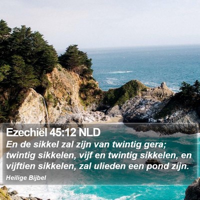 Ezechiël 45:12 NLD Bible Verse Image