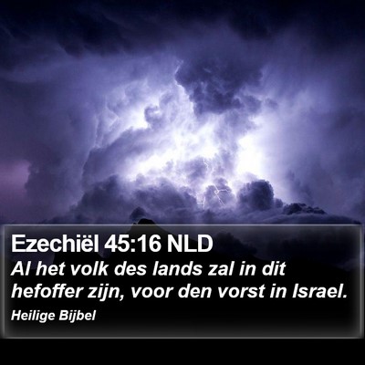 Ezechiël 45:16 NLD Bible Verse Image