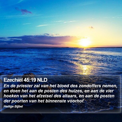 Ezechiël 45:19 NLD Bible Verse Image