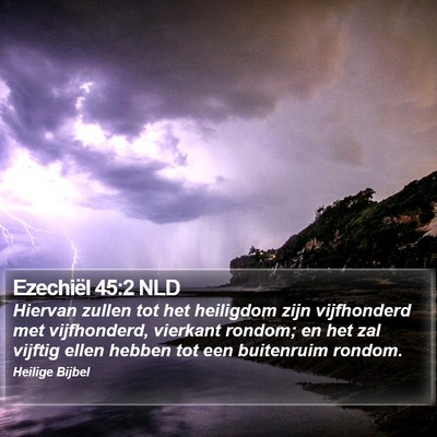 Ezechiël 45:2 NLD Bible Verse Image