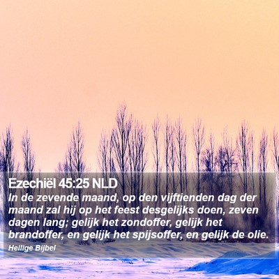 Ezechiël 45:25 NLD Bible Verse Image