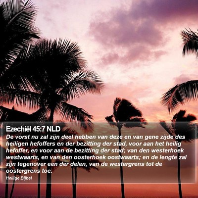 Ezechiël 45:7 NLD Bible Verse Image