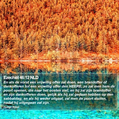 Ezechiël 46:12 NLD Bible Verse Image