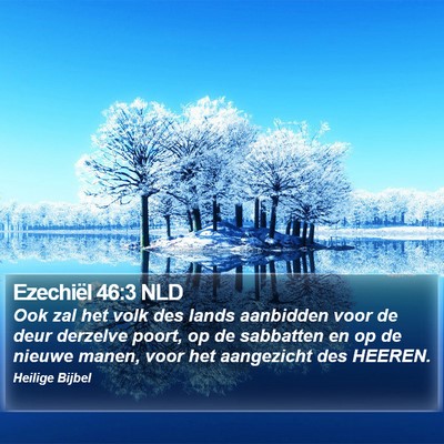 Ezechiël 46:3 NLD Bible Verse Image