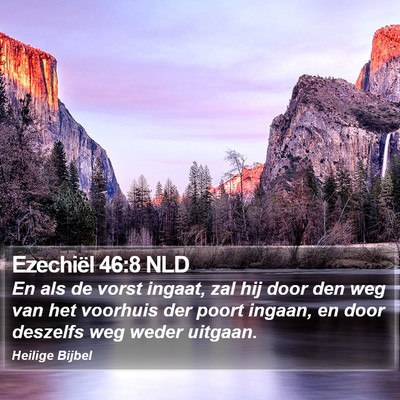 Ezechiël 46:8 NLD Bible Verse Image