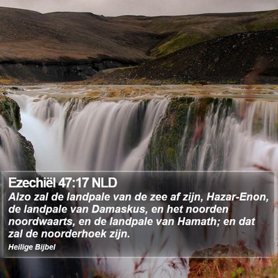 Ezechiël 47:17 NLD Bible Verse Image