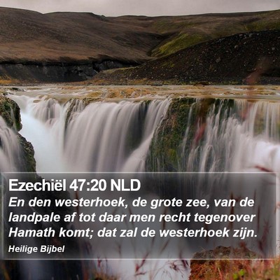 Ezechiël 47:20 NLD Bible Verse Image