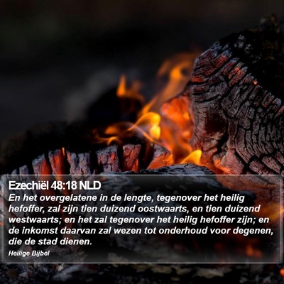 Ezechiël 48:18 NLD Bible Verse Image