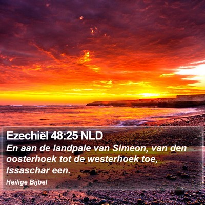Ezechiël 48:25 NLD Bible Verse Image