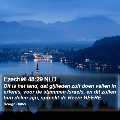 Ezechiël 48:29 NLD Bible Verse Image