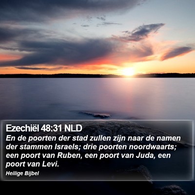 Ezechiël 48:31 NLD Bible Verse Image