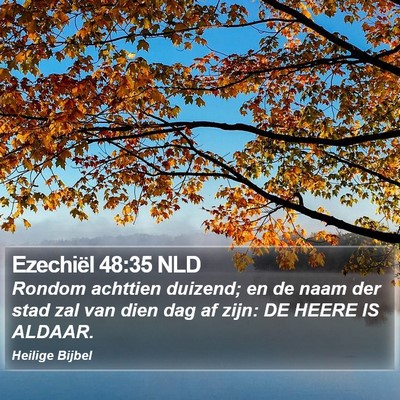 Ezechiël 48:35 NLD Bible Verse Image