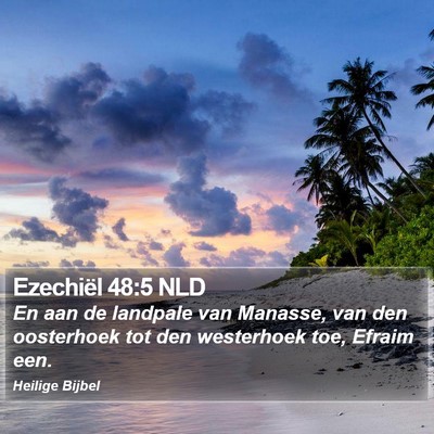 Ezechiël 48:5 NLD Bible Verse Image