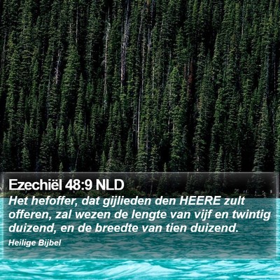 Ezechiël 48:9 NLD Bible Verse Image