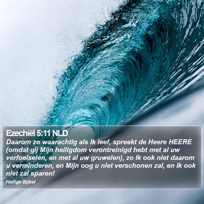 Ezechiël 5:11 NLD Bible Verse Image