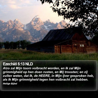 Ezechiël 5:13 NLD Bible Verse Image