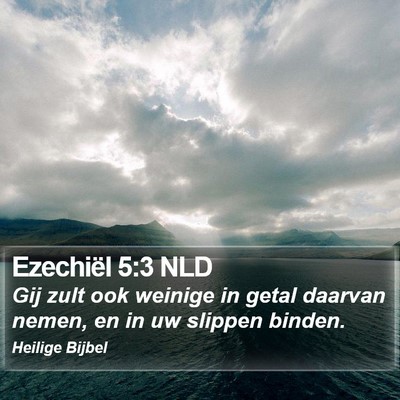 Ezechiël 5:3 NLD Bible Verse Image