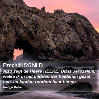 Ezechiël 5:5 NLD Bible Verse Image