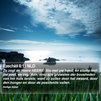 Ezechiël 6:11 NLD Bible Verse Image