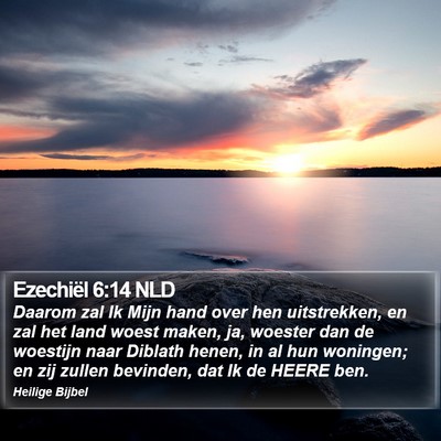 Ezechiël 6:14 NLD Bible Verse Image