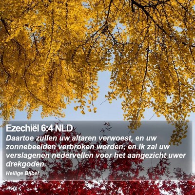 Ezechiël 6:4 NLD Bible Verse Image