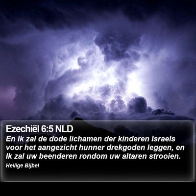 Ezechiël 6:5 NLD Bible Verse Image