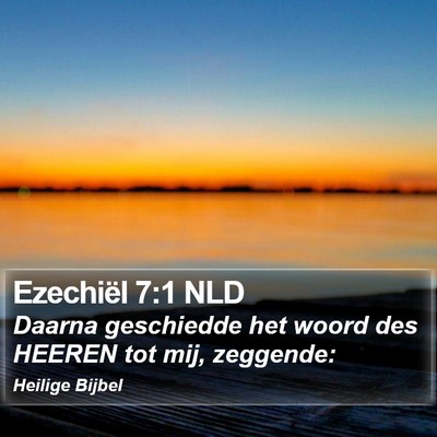 Ezechiël 7:1 NLD Bible Verse Image
