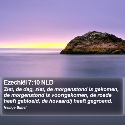 Ezechiël 7:10 NLD Bible Verse Image