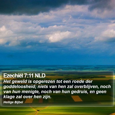 Ezechiël 7:11 NLD Bible Verse Image