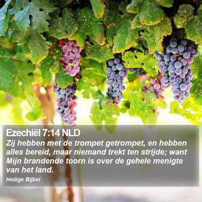 Ezechiël 7:14 NLD Bible Verse Image