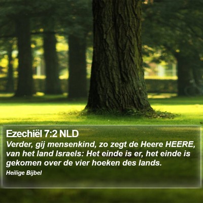 Ezechiël 7:2 NLD Bible Verse Image