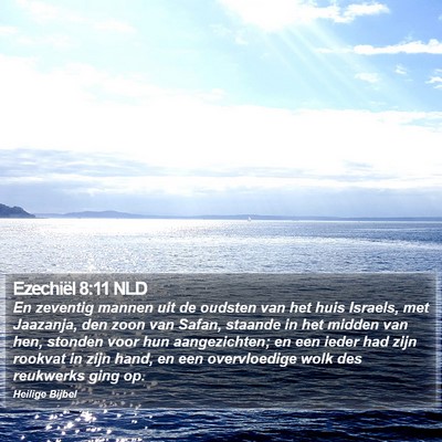 Ezechiël 8:11 NLD Bible Verse Image
