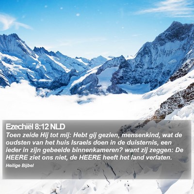 Ezechiël 8:12 NLD Bible Verse Image