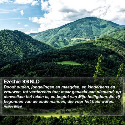 Ezechiël 9:6 NLD Bible Verse Image