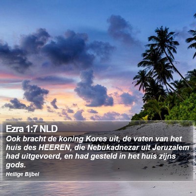 Ezra 1:7 NLD Bible Verse Image