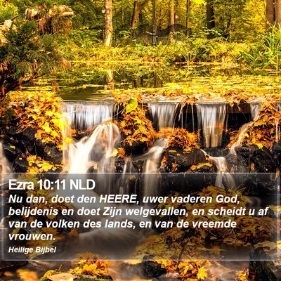 Ezra 10:11 NLD Bible Verse Image