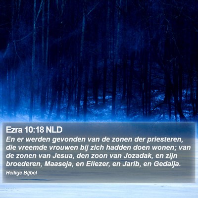 Ezra 10:18 NLD Bible Verse Image