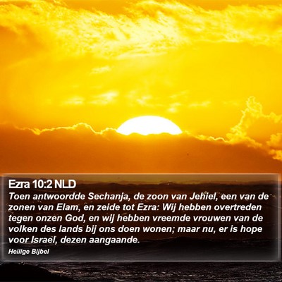 Ezra 10:2 NLD Bible Verse Image