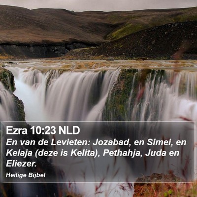 Ezra 10:23 NLD Bible Verse Image