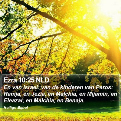 Ezra 10:25 NLD Bible Verse Image
